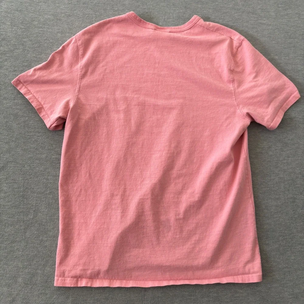 Champion Mens Large Pink Mirrored Logo Short Sleeve Graphic T-Shirt Crew Neck - Picture 5 of 8
